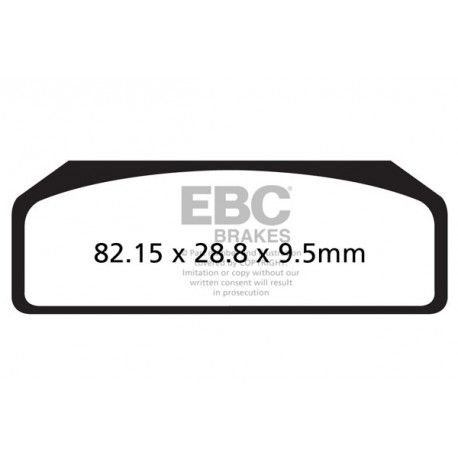 Brzdy EBC Moto EBC Brzdové obloženie GPFA GPFAX442/4HH | ebc-brzdy.sk