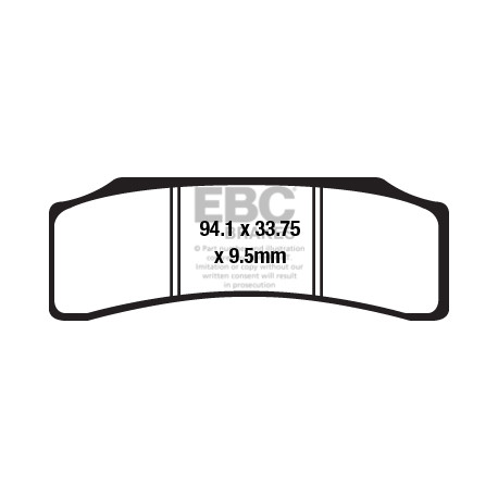 Brzdy EBC Moto EBC Brzdové obloženie GPFA GPFAX218/2HH | ebc-brzdy.sk