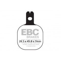 EBC Brzdové obloženie GPFA GPFAX184HH