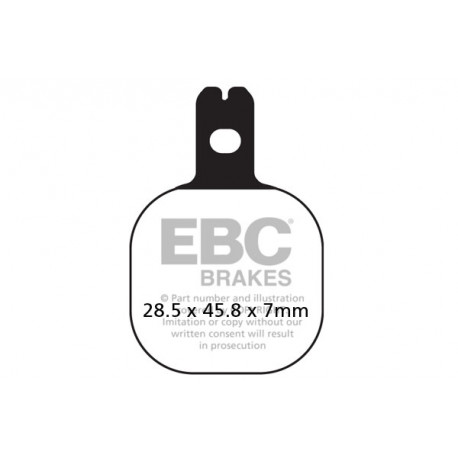 Brzdy EBC Moto EBC Brzdové obloženie GPFA GPFAX184HH | ebc-brzdy.sk