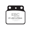 EBC Brzdové obloženie Organic FA137TT