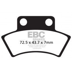 EBC Brzdové obloženie Carbon TT FA232TT