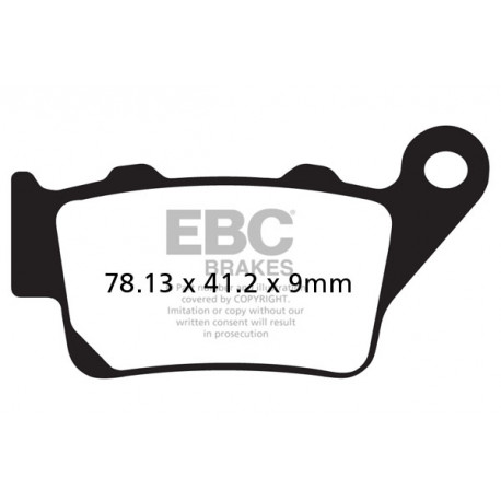 Brzdy EBC Moto EBC Brzdové obloženie Carbon TT FA208TT | ebc-brzdy.sk