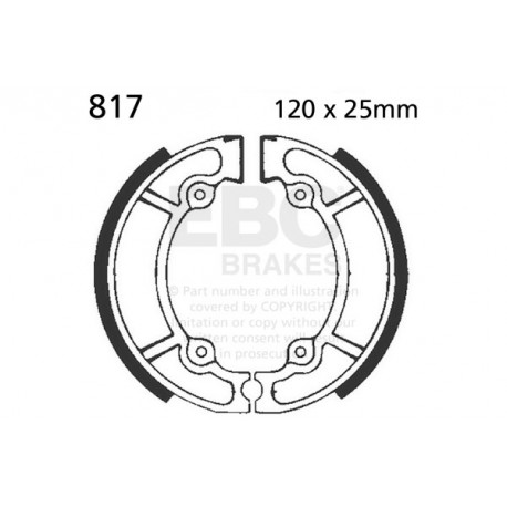 Brzdy EBC Moto EBC Zadné Brzdové obloženie&nbsp; Organic 805 | ebc-brzdy.sk