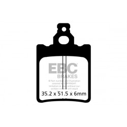 EBC Brzdové obloženie Organic FA337TT