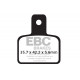Brzdy EBC Moto EBC Brzdové obloženie Organic FA495 | ebc-brzdy.sk