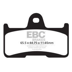 EBC Brzdové obloženie Carbon TT FA344TT
