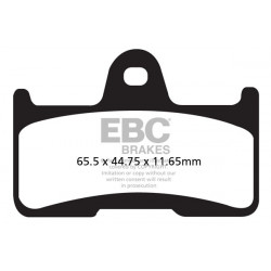 EBC Brzdové obloženie Organic FA344TT