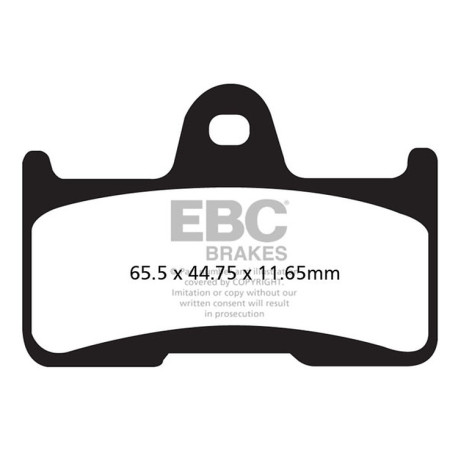 Brzdy EBC Moto EBC Brzdové obloženie Carbon TT FA344TT | ebc-brzdy.sk