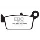 Brzdy EBC Moto EBC Brzdové obloženie Organic FA131TT | ebc-brzdy.sk