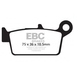 EBC Brzdové obloženie Organic FA131TT