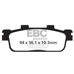 EBC Brzdové obloženie Organic FA427TT