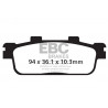 EBC Brzdové obloženie Organic FA427TT