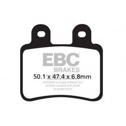 EBC Brzdové obloženie Organic FA350TT