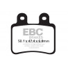 EBC Brzdové obloženie Organic FA350TT