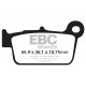 Brzdy EBC Moto EBC Brzdové obloženie Organic FA367TT | ebc-brzdy.sk