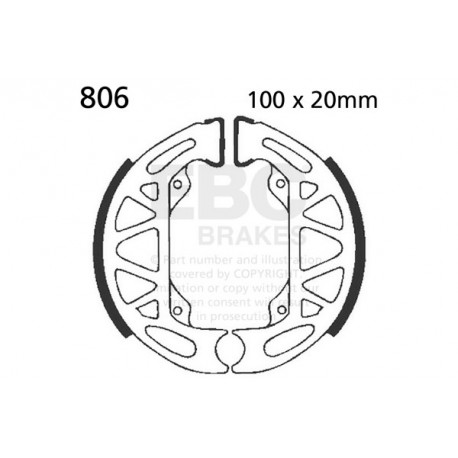 Brzdy EBC Moto EBC Zadné Brzdové obloženie&nbsp; Organic 805 | ebc-brzdy.sk