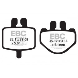 EBC Brzdové obloženie Organic FA485TT