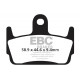 Brzdy EBC Moto EBC Brzdové obloženie Organic SFA234 | ebc-brzdy.sk