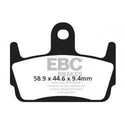 EBC Brzdové obloženie SFA Scooter Organic SFA234