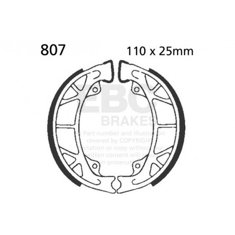 Brzdy EBC Moto EBC Zadné Brzdové obloženie&nbsp; Organic 805 | ebc-brzdy.sk