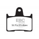 Brzdy EBC Moto EBC Brzdové obloženie Organic FA254 | ebc-brzdy.sk