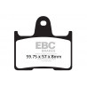 EBC Brzdové obloženie Organic FA254
