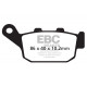Brzdy EBC Moto EBC Brzdové obloženie Organic FA FA140 | ebc-brzdy.sk