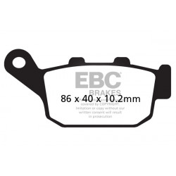 EBC Brzdové obloženie Organic FA FA140