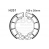 EBC Brzdové čeľuste Organic H351