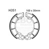 EBC Brzdové čeľuste Organic H351
