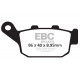 Brzdy EBC Moto EBC Brzdové obloženie Organic FA496 | ebc-brzdy.sk