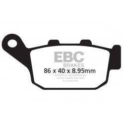 EBC Brzdové obloženie Organic FA496