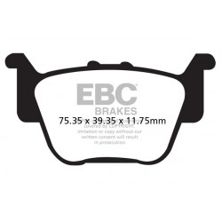 EBC Brzdové obloženie Organic FA373TT