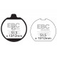 Brzdy EBC Moto EBC Brzdové obloženie Organic FA037 | ebc-brzdy.sk