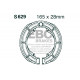 Brzdy EBC Moto EBC Sada brzdové čeľuste Organic S629 | ebc-brzdy.sk