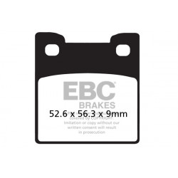EBC Brzdové obloženie Organic FA222