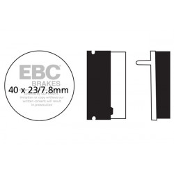 EBC Brzdové obloženie Organic FA155