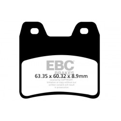 EBC Brzdové obloženie Organic FA348
