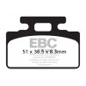 EBC Brzdové obloženie Organic FA151