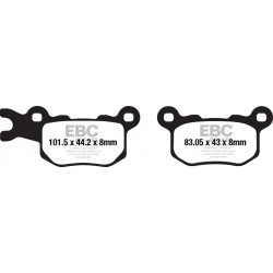 EBC Brzdové obloženie Organic FA685TT