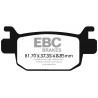 EBC Brzdové obloženie Organic FA698