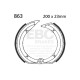 Brzdy EBC Moto EBC Zadné brzdové čeľuste Plain 863 | ebc-brzdy.sk