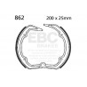 EBC Brzdové čeľuste Organic 862