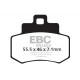 Brzdy EBC Moto EBC Brzdové obloženie Organic SFA356 | ebc-brzdy.sk