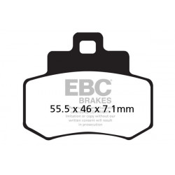 EBC Brzdové obloženie Organic SFA356