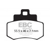 EBC Brzdové obloženie Organic SFA356