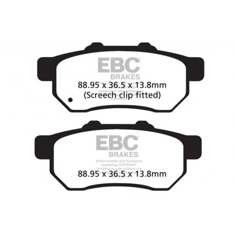 Brzdy EBC Moto EBC Brzdové obloženie Carbon TT FA479TT | ebc-brzdy.sk