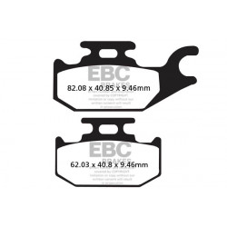 EBC Brzdové obloženie Organic SFA307