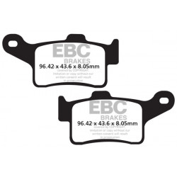 EBC Brzdové obloženie Organic FA631